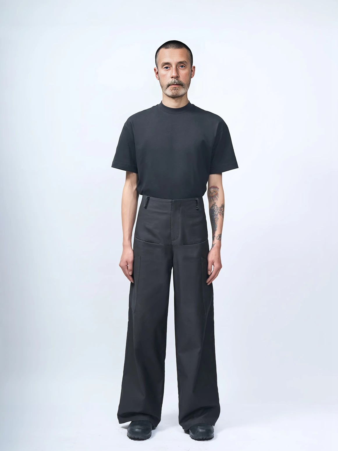 ETHEREAL PRODUCTION Wide Leg Casual Pocket Waist Overalls