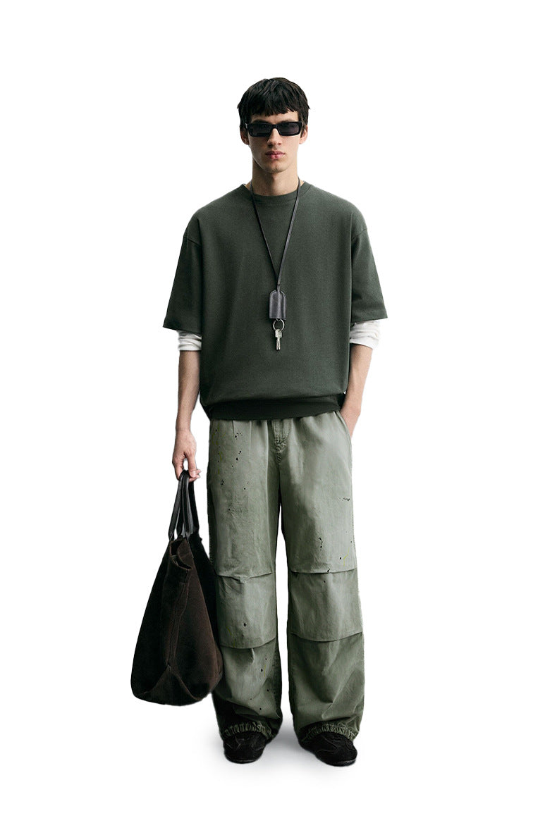 (Clearance) Inflation Splashing Loose Leggings Casual Pants