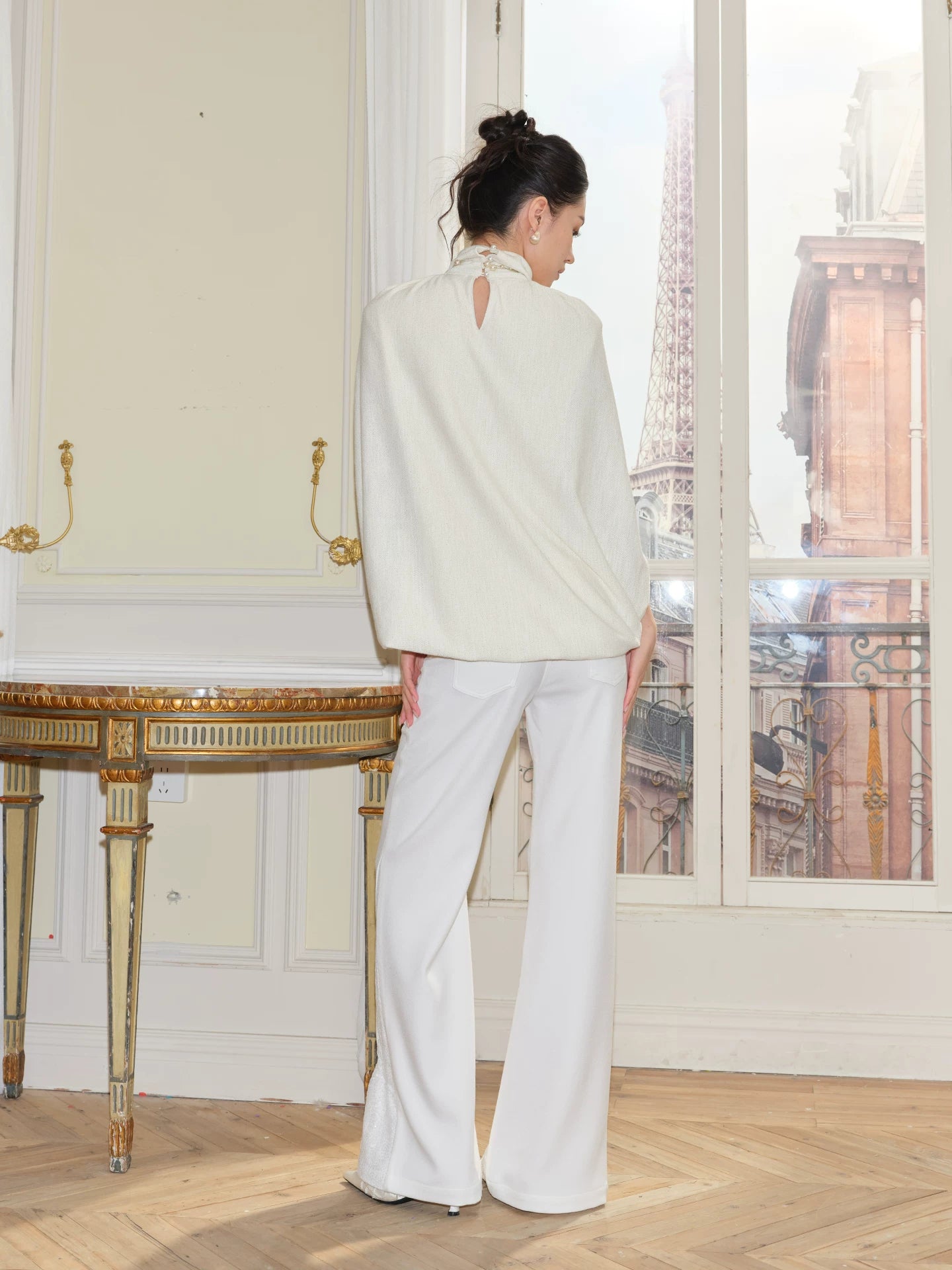 J TheChosen Knitted Turtleneck Cape Vest