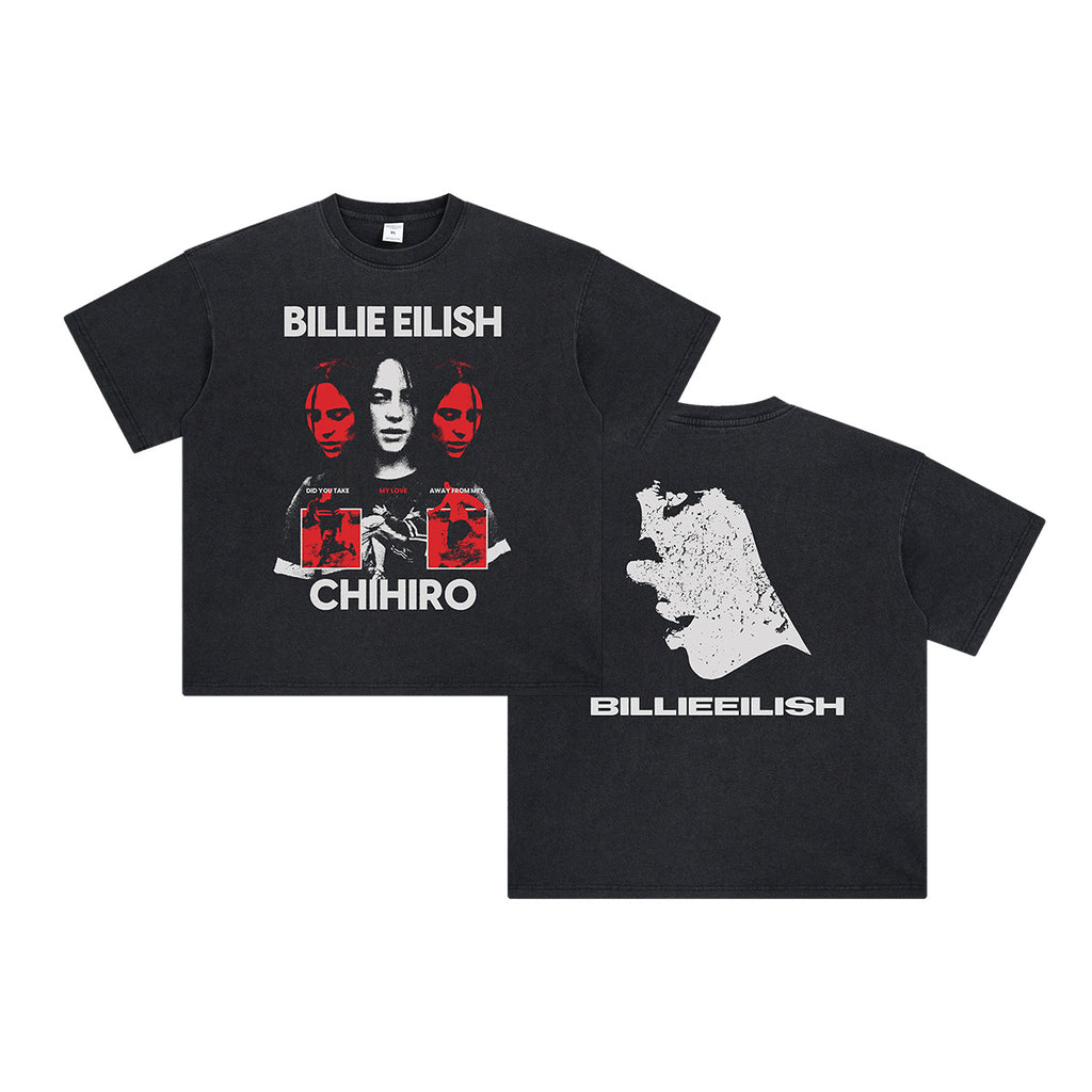 ARTIE Loose Cotton Printing Tide Tee