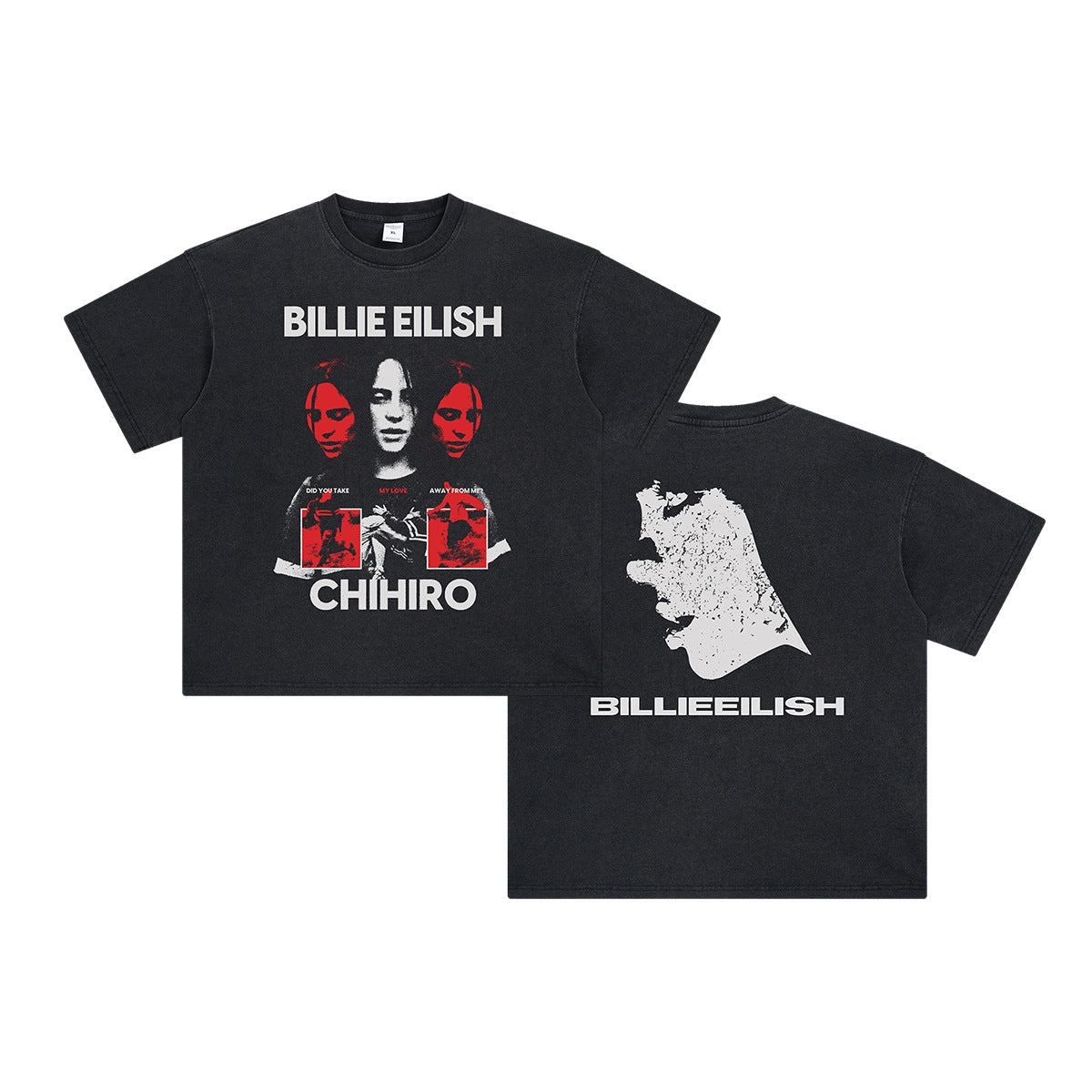 ARTIE Loose Cotton Printing Tide Tee