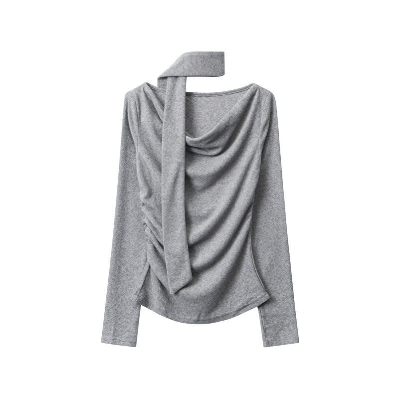 Nariele Premium Temperament Scarf Slim Fit Skirt