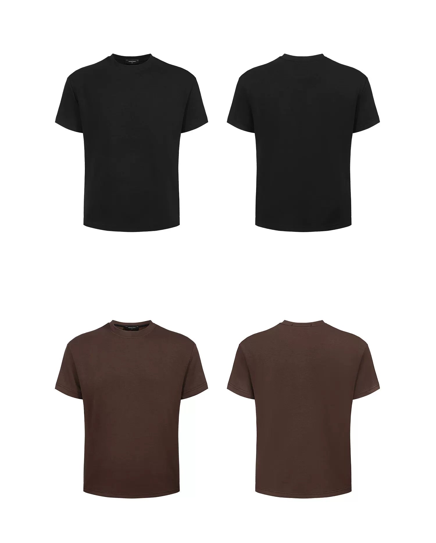 TERRAINCOGNITA Front Shoulder Cool High Elastic Round Neck Tee