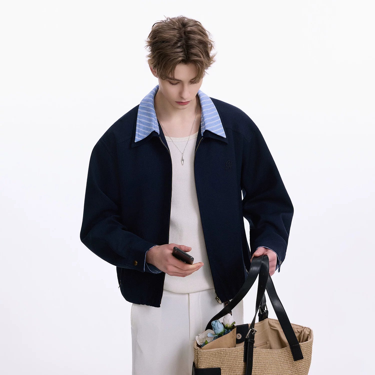 CHOR Color Matching Double Neck Versatile Jacket