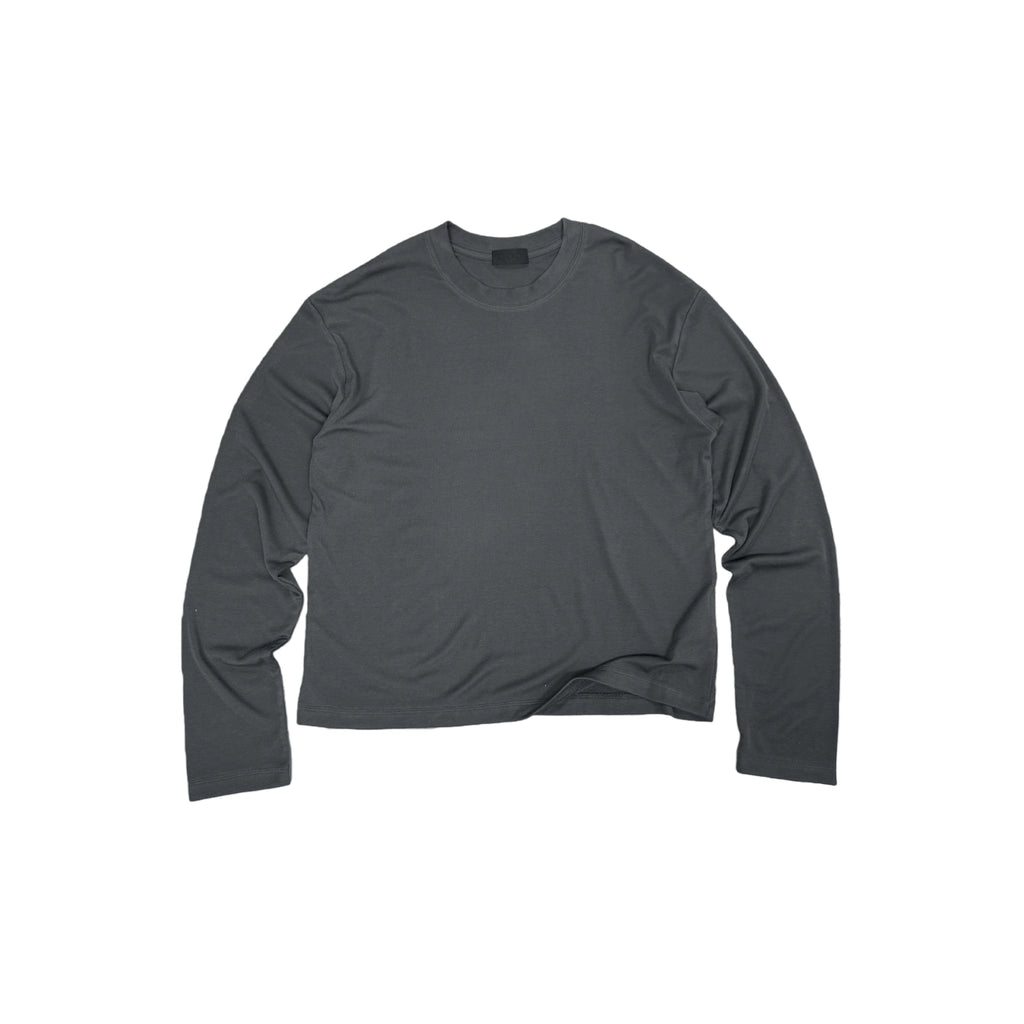 PLUS NO LOGO Crew Neck Bottom Drape Long Sleeve