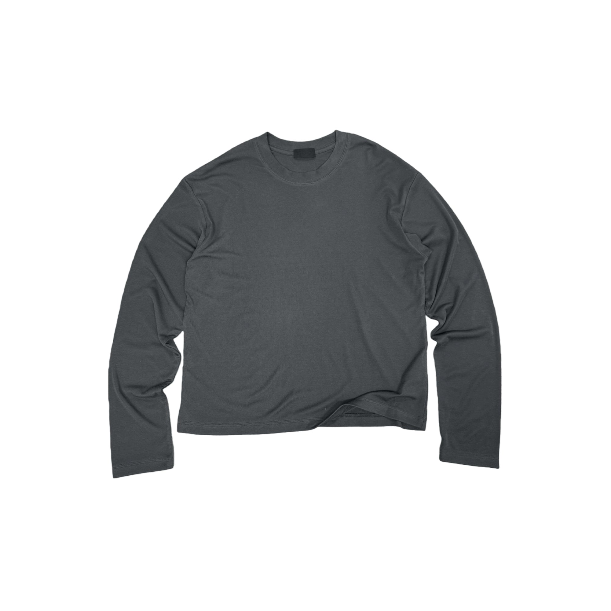 PLUS NO LOGO Crew Neck Bottom Drape Long Sleeve