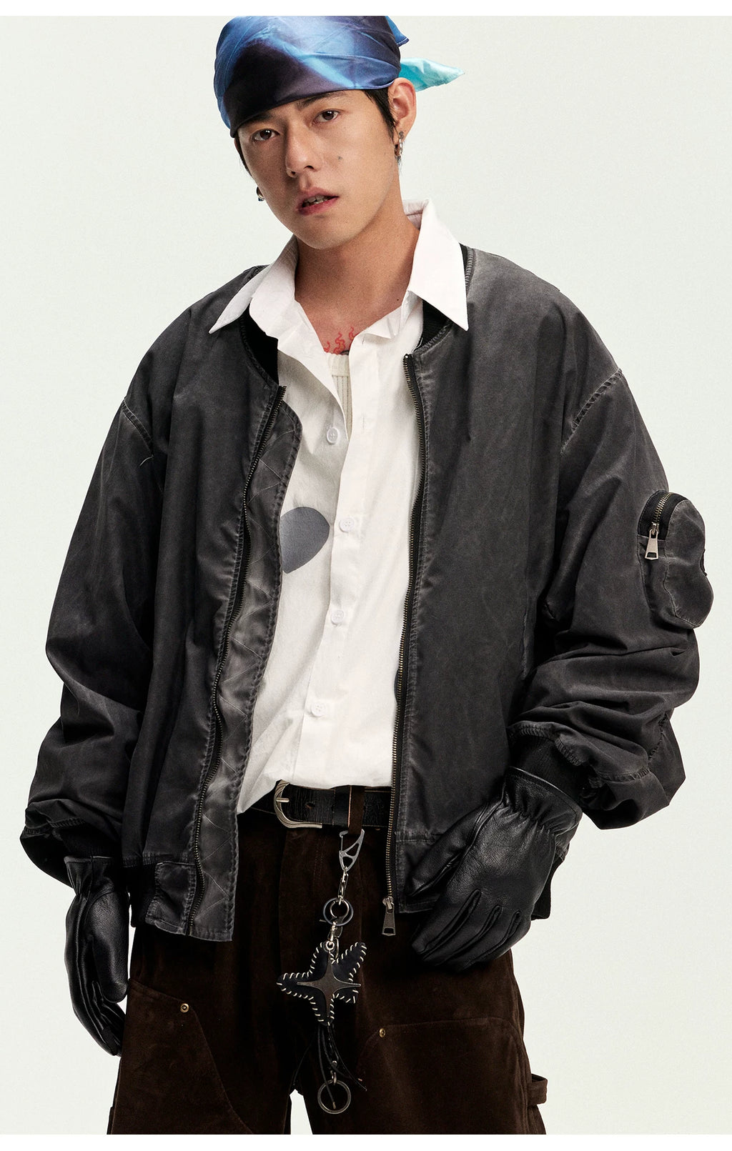 CoosRetro Vintage Contrast Jacket