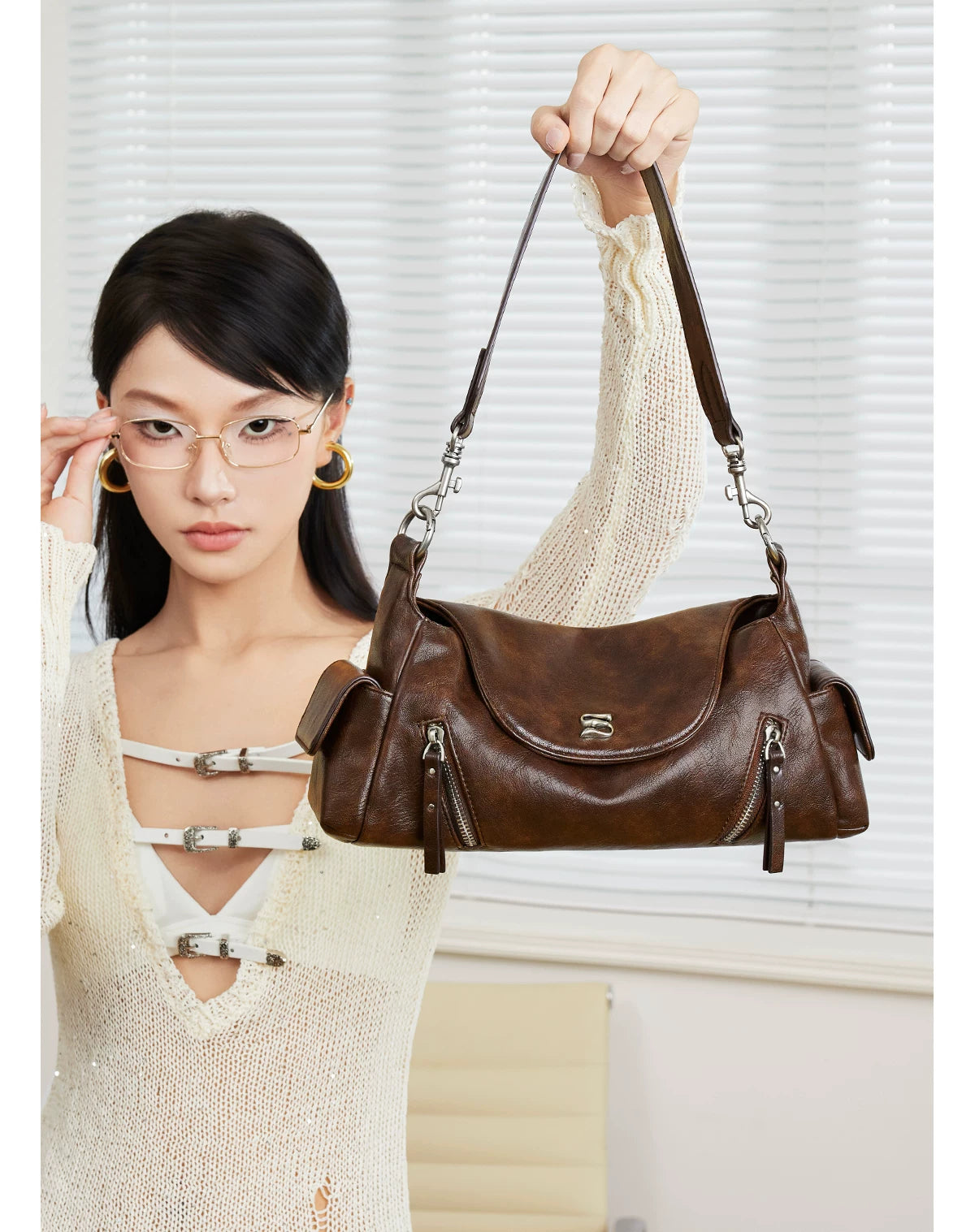 SmoSmos Retro Babes Shoulder Y2k Messenger Bag
