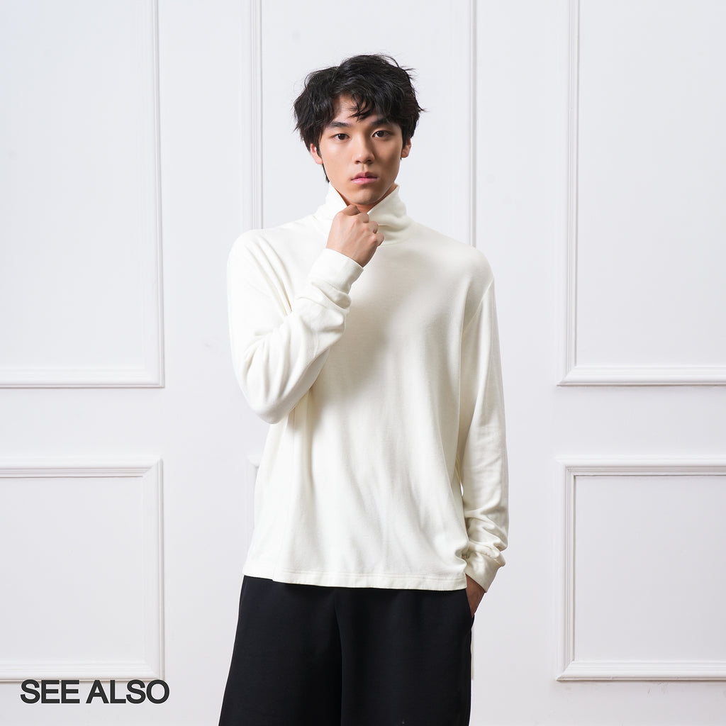 SEEALSO "row wind bulky velvet" 320g keel autumn and winter warm long-sleeved delicate soft bottoming shirt 007
