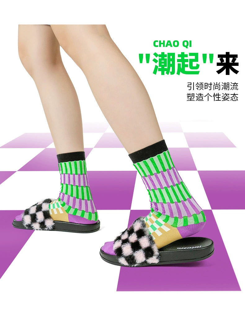 Hotmarzz Thick-soled Premium Slippers Fluffy Shoes