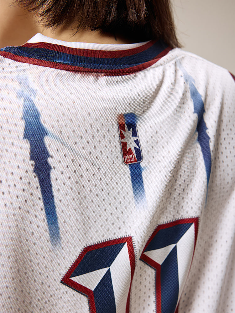 REMEDY Rockets digital printed fake two short-sleeved Tee