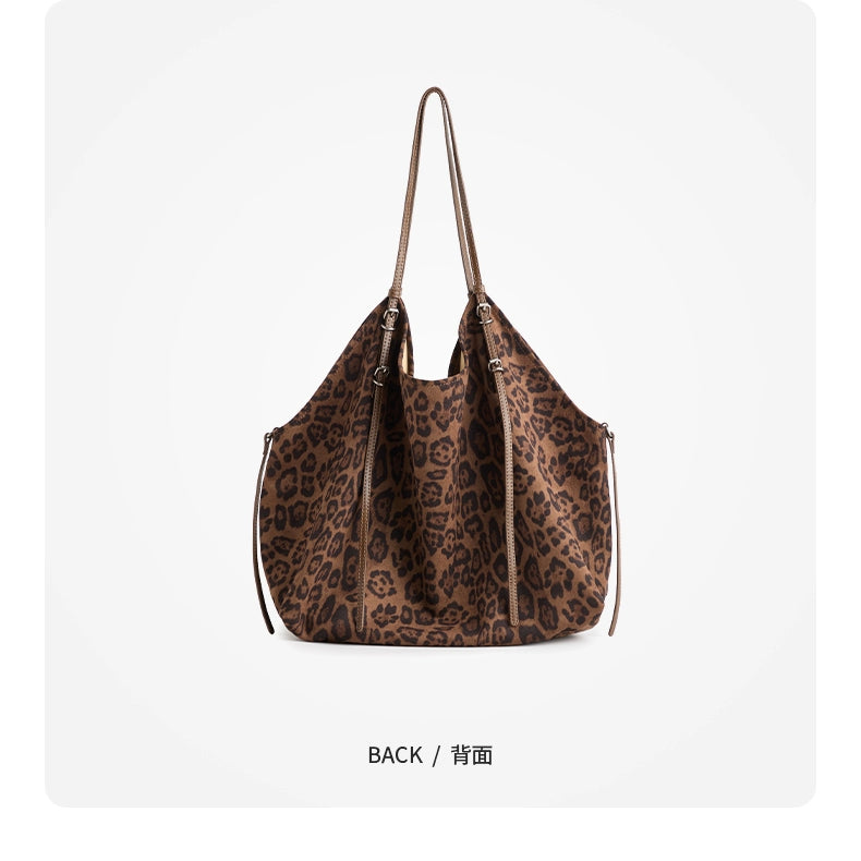 JACD Slack Leopard Print Tote Bag