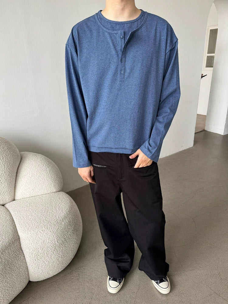 Erole Lazy Slack Versatile Basic Long Sleeve