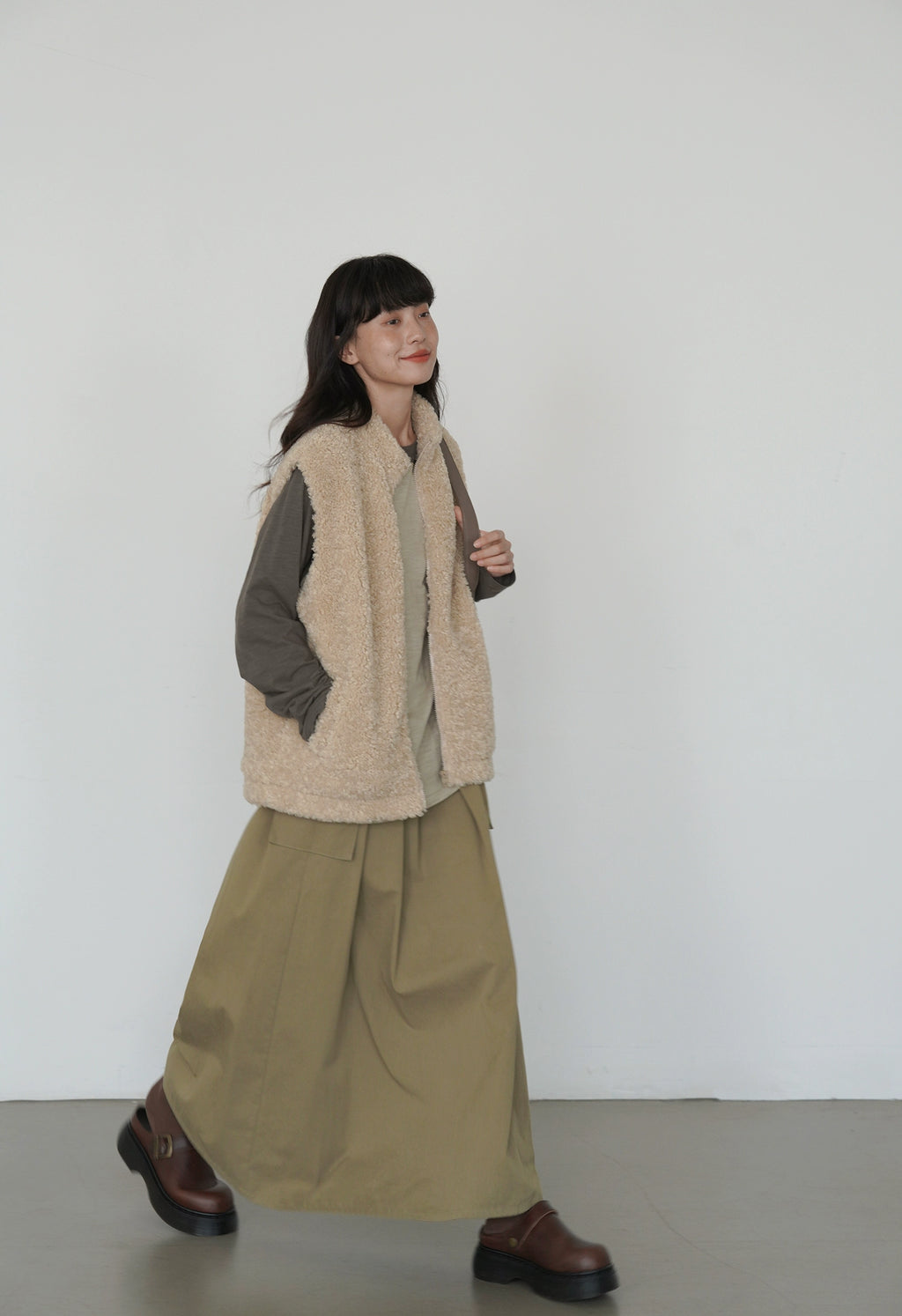 EIGHTHMONTH Warm Versatile Lamb Wool Vest