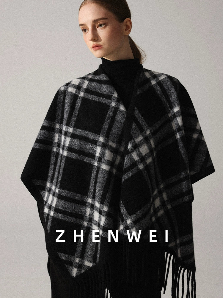 ZHENWEI Oversized Super Wide Shawl Big Scarf