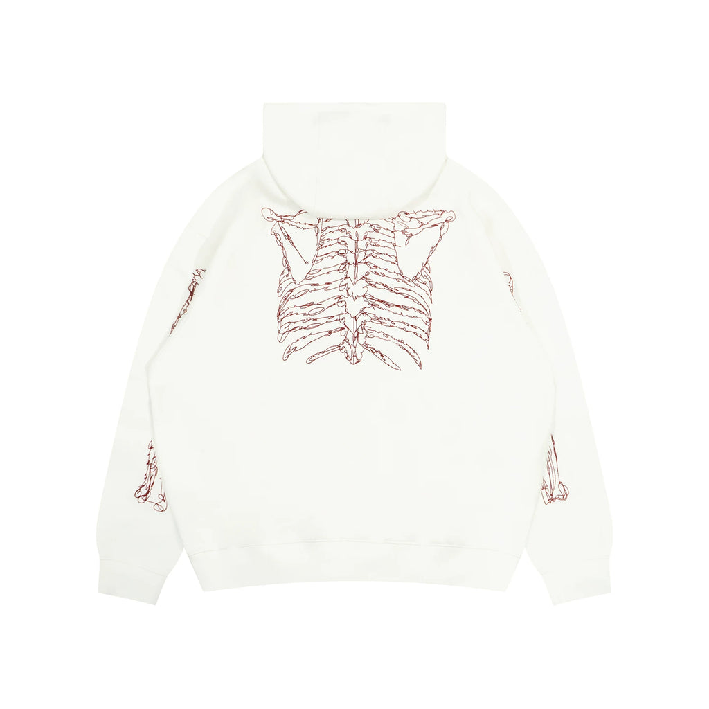 GRAF Rib Embroidered Versatile Double Hooded Sweater