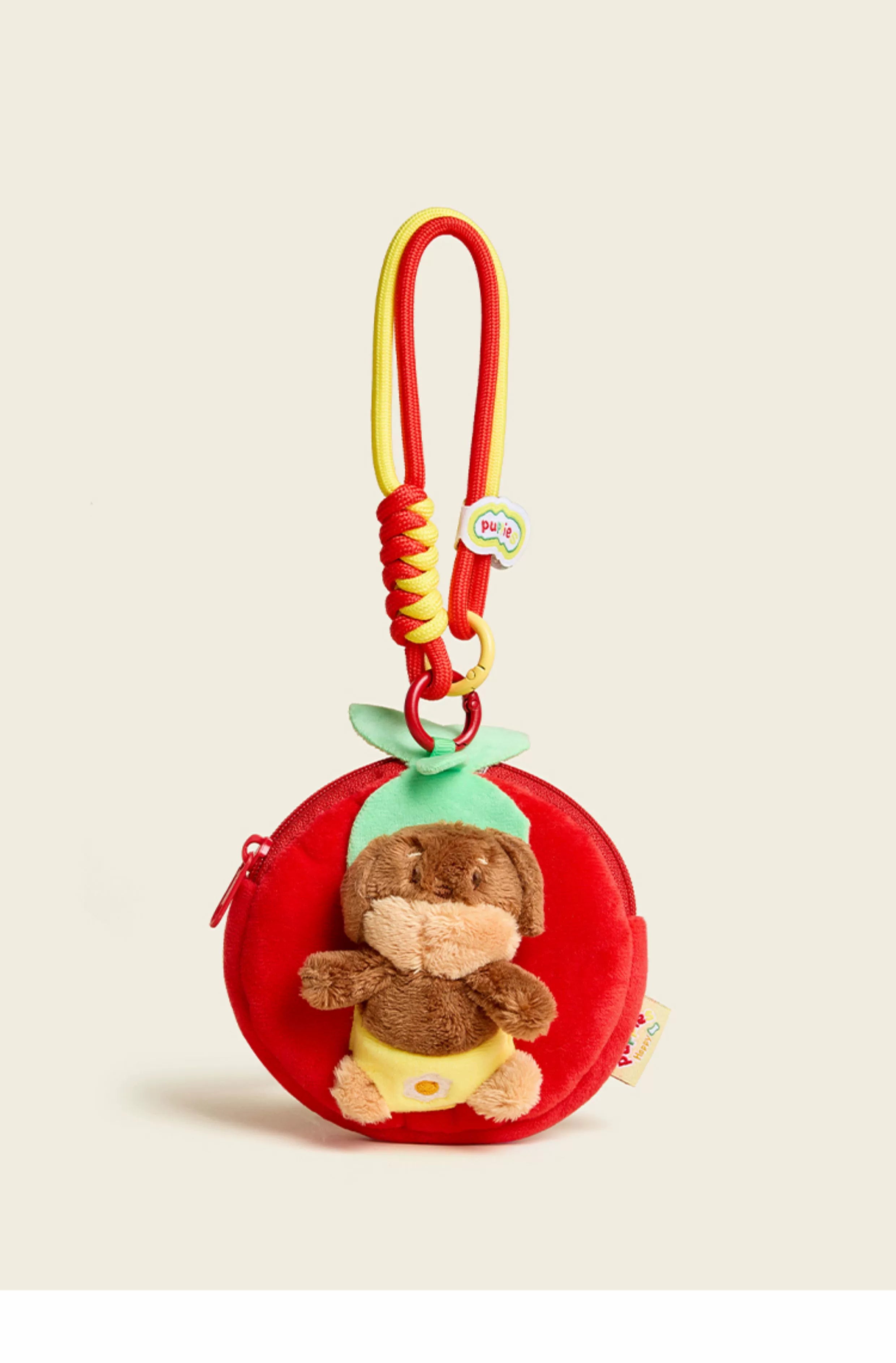HAVEROSE Burger Dachshund Dog Bag Pendant