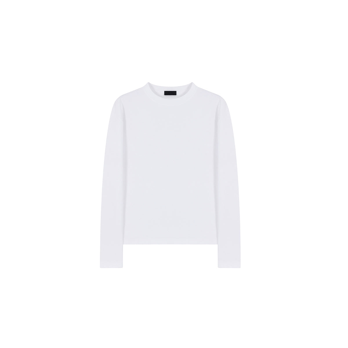 PLUS NO LOGO Simple Casual Round Neck Long Sleeve