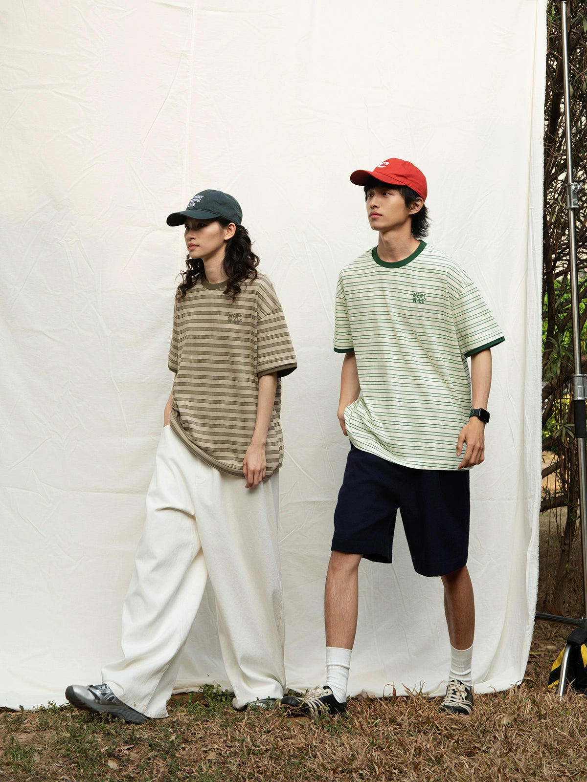 Mentmate Japanese Contrasting Striped Tee