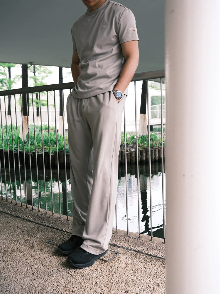 GTAL Cool Breathable Sports Drawstring Straight Sweatpants