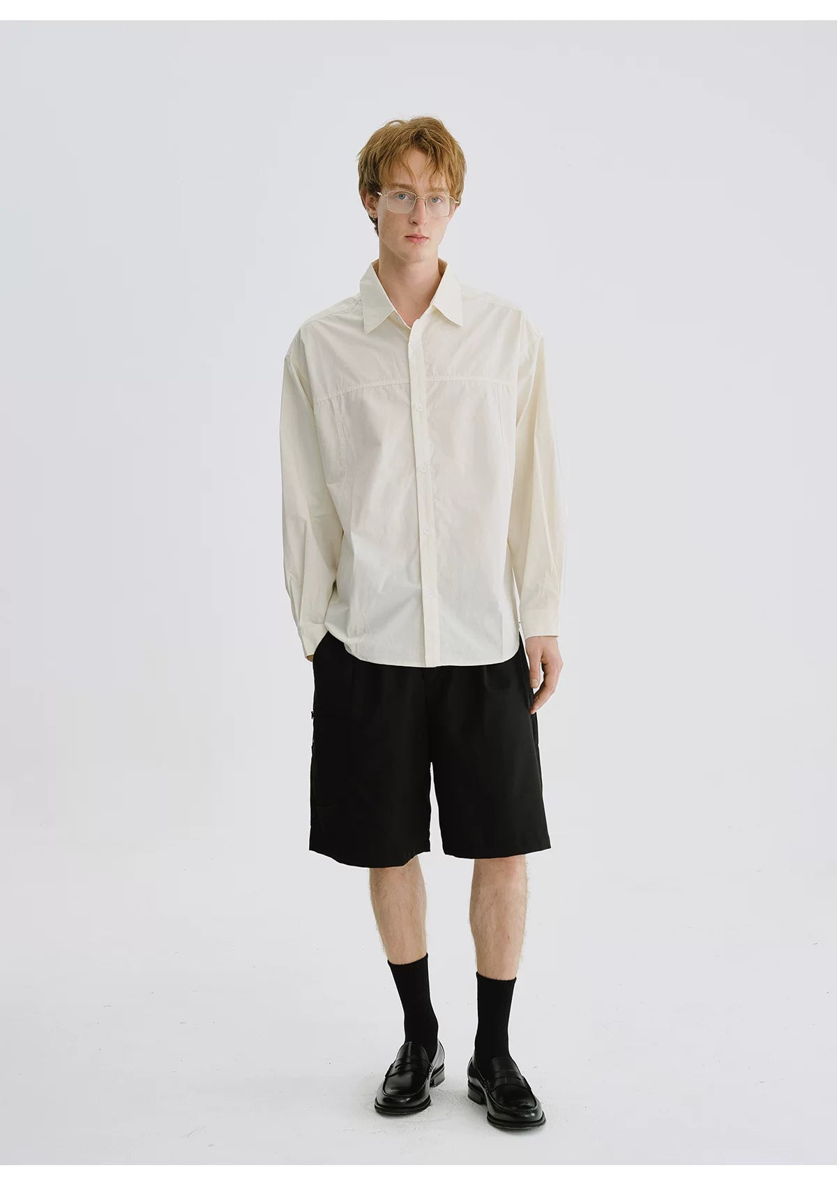 LIVINGTOWN Simple Versatile Lapel Casual Shirt