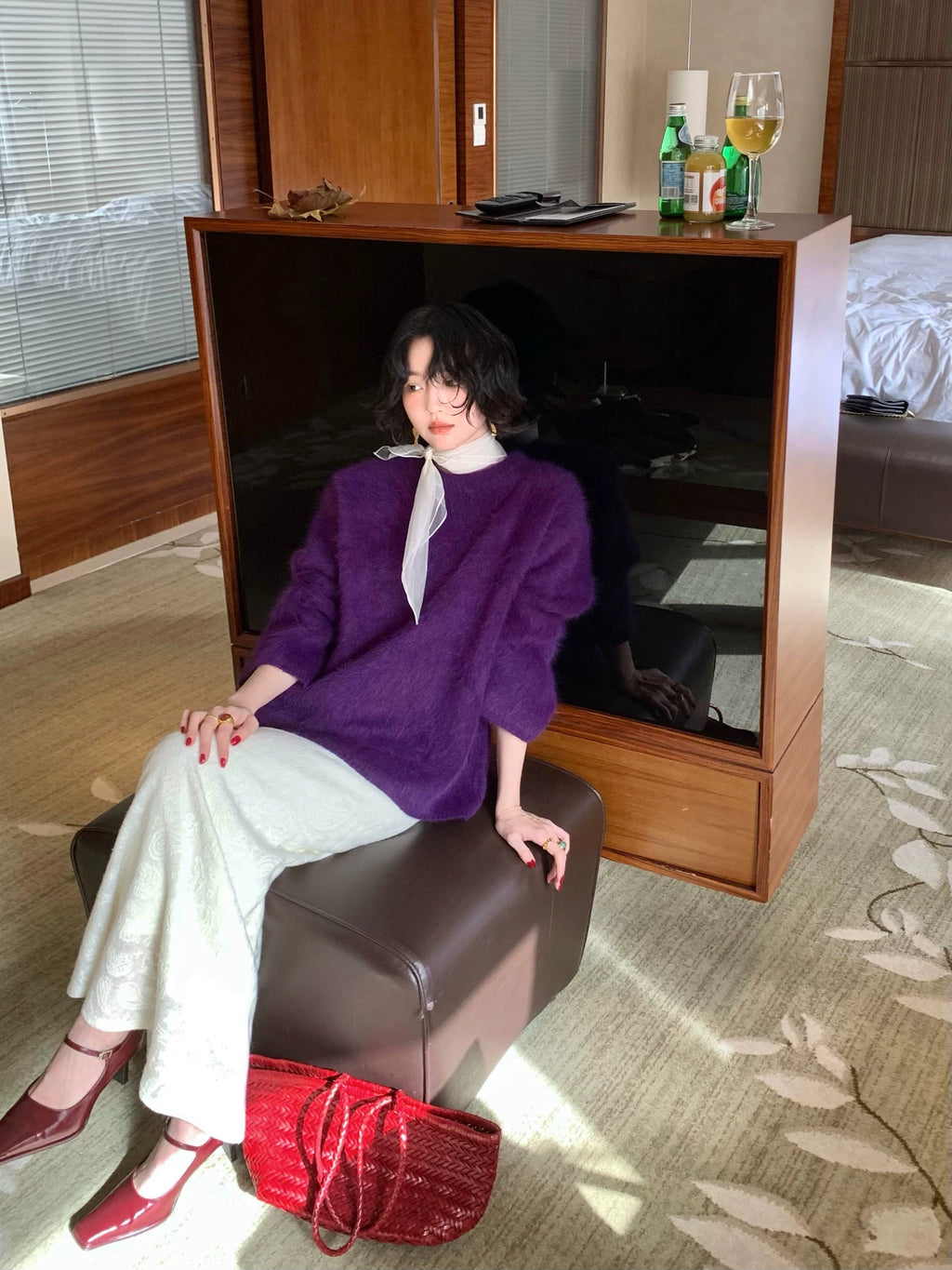 KELIFAN Elegant Vintage Lace Long Skirt