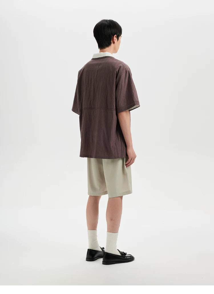 BUTTBILL Loose Skeleton Lace Shirt