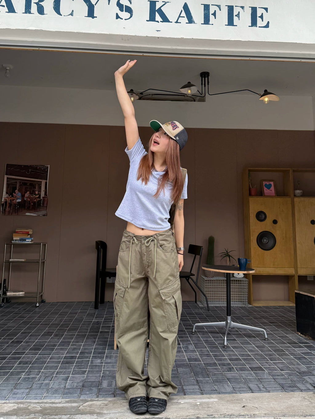 CCYE Vintage Drawstring Loose Slacks