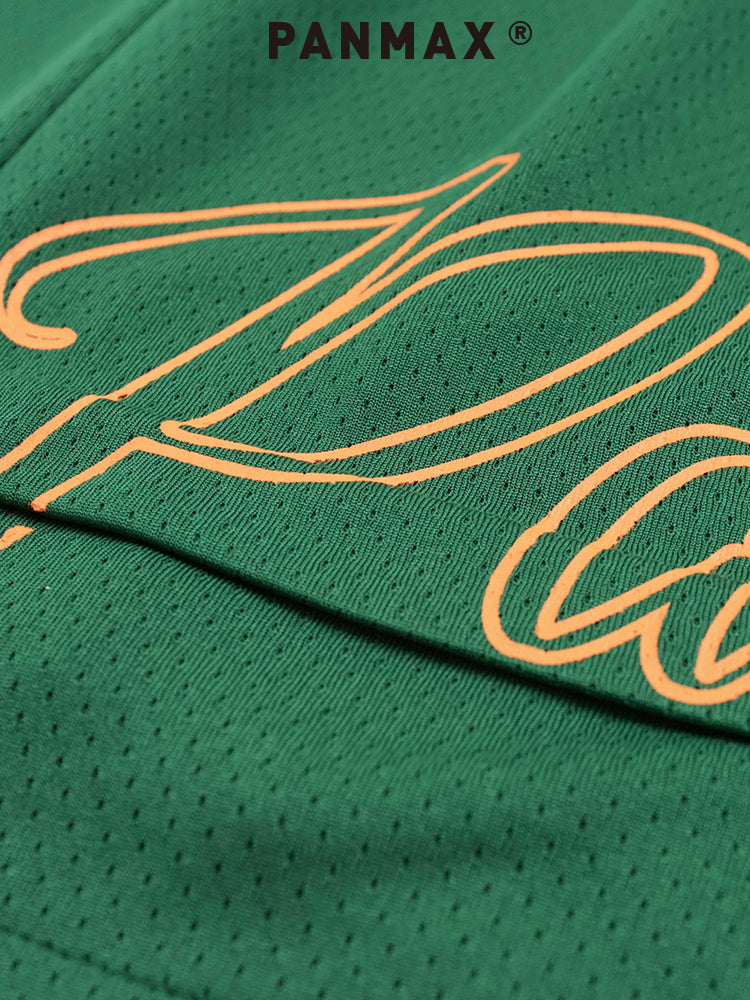 PANMAX Letter Print Sports Casual Pants