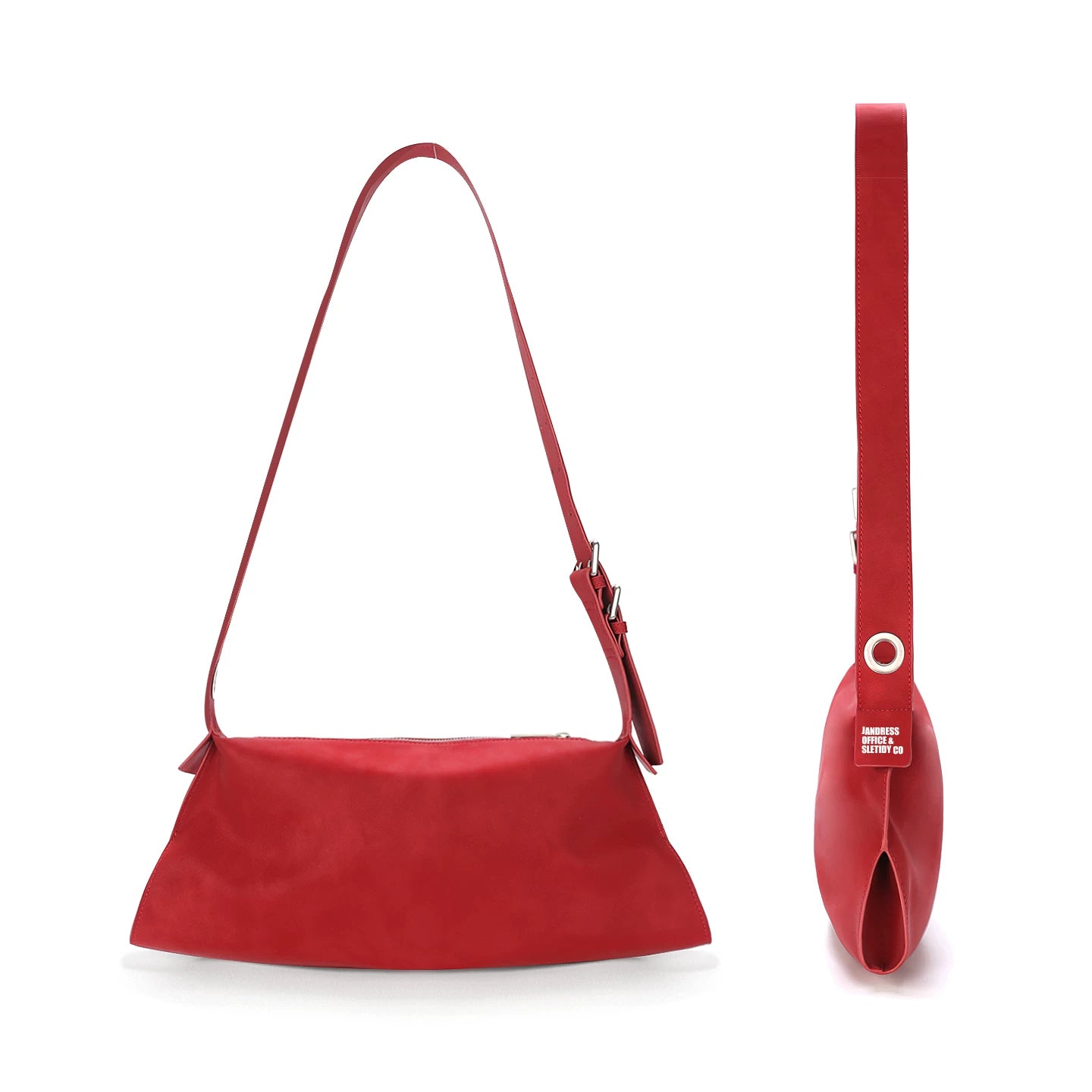 JANDRESS Soft Leather Crossbody Armpit Bag