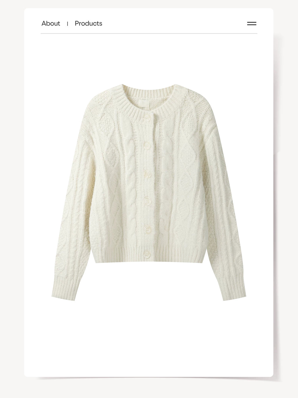 Cantonstory Sweet Fragrant Thickened Loose Knitted Sweater