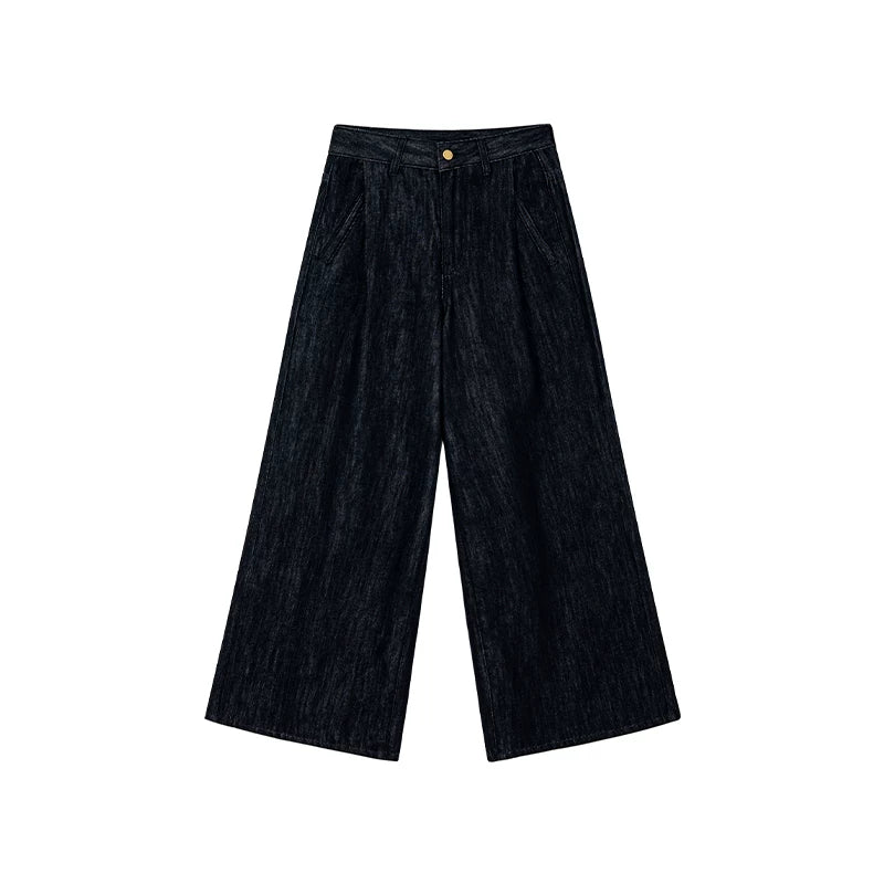 KANO Contrasting Embroidered Alphabet Jeans