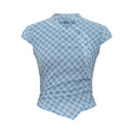 KANO Plaid Shirt Skirt Set