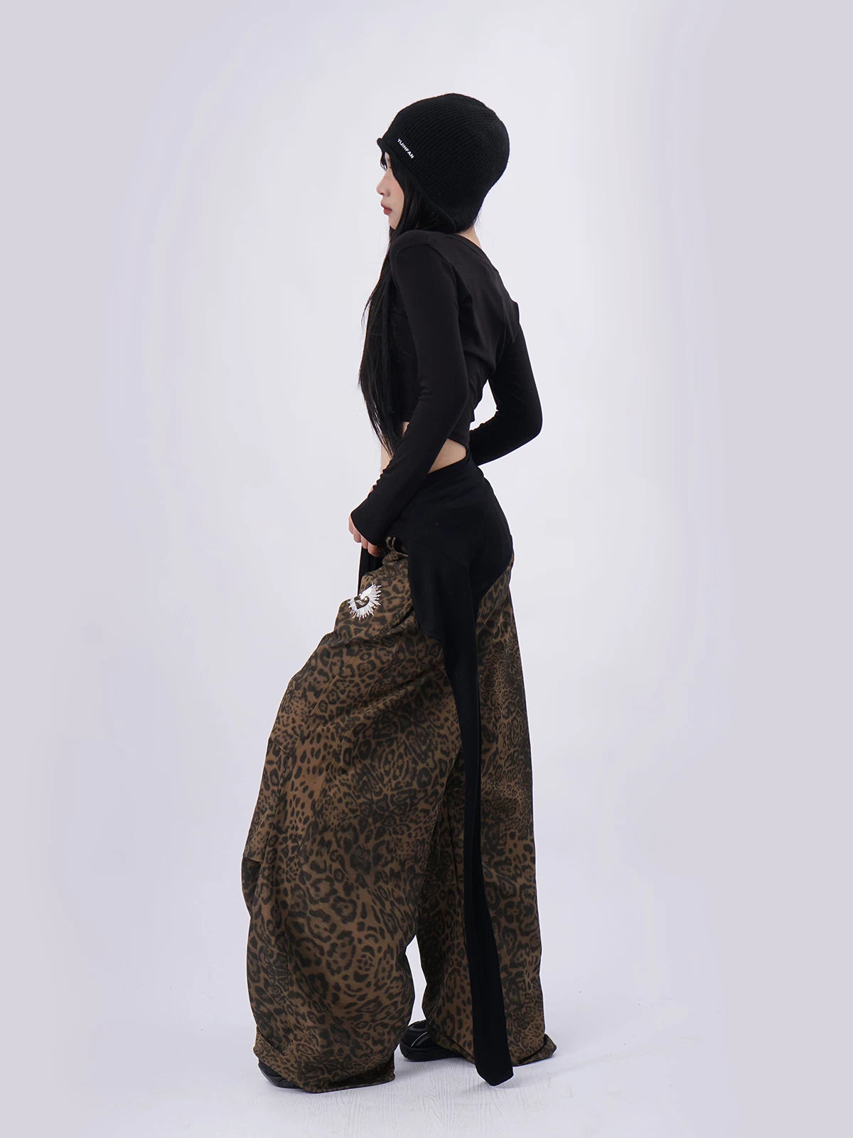 SAMUSAN Streamer Waist Towel Two Wear Casual Long Sleeves