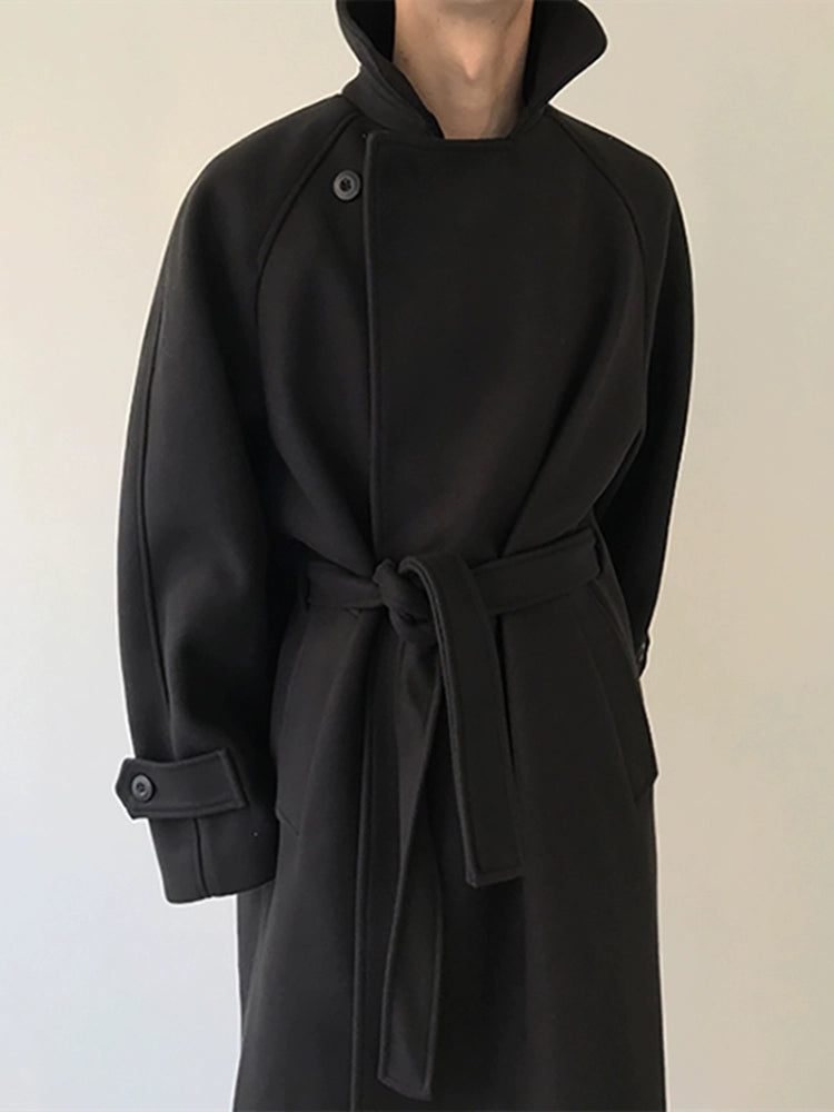 COLN Loose Lace-up Coat