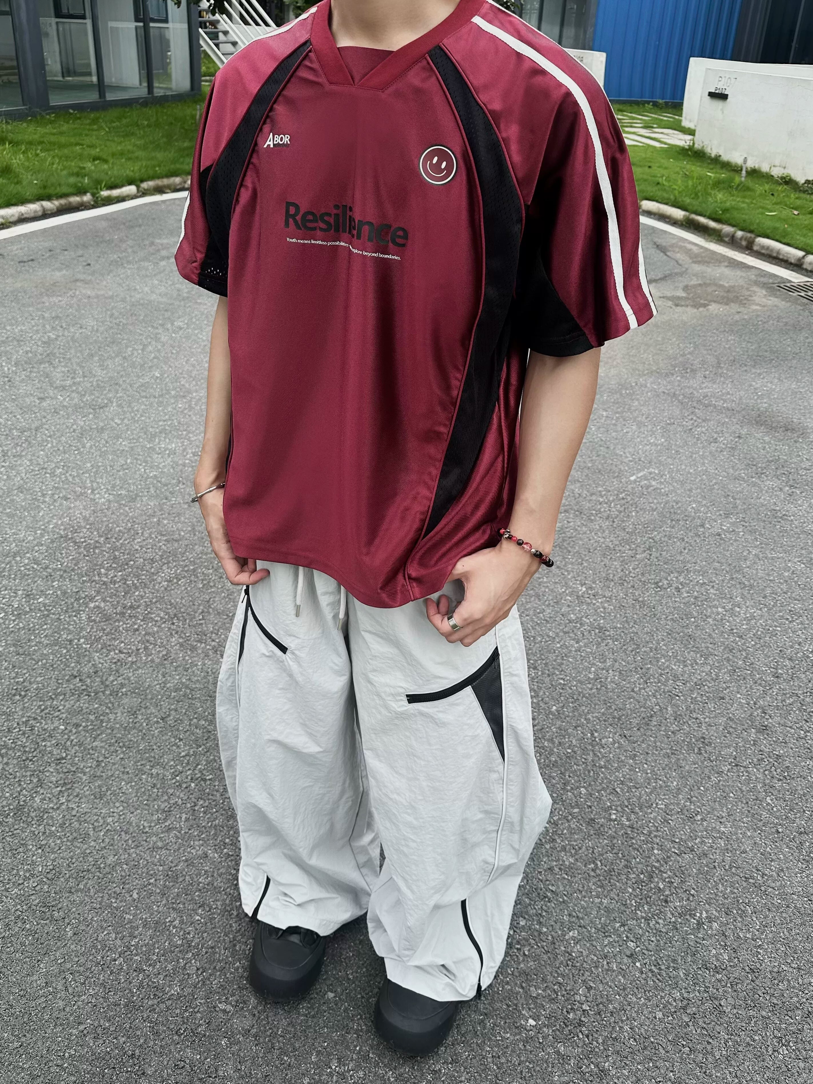 BeOurRule Retro Sports Wind Loose Tee