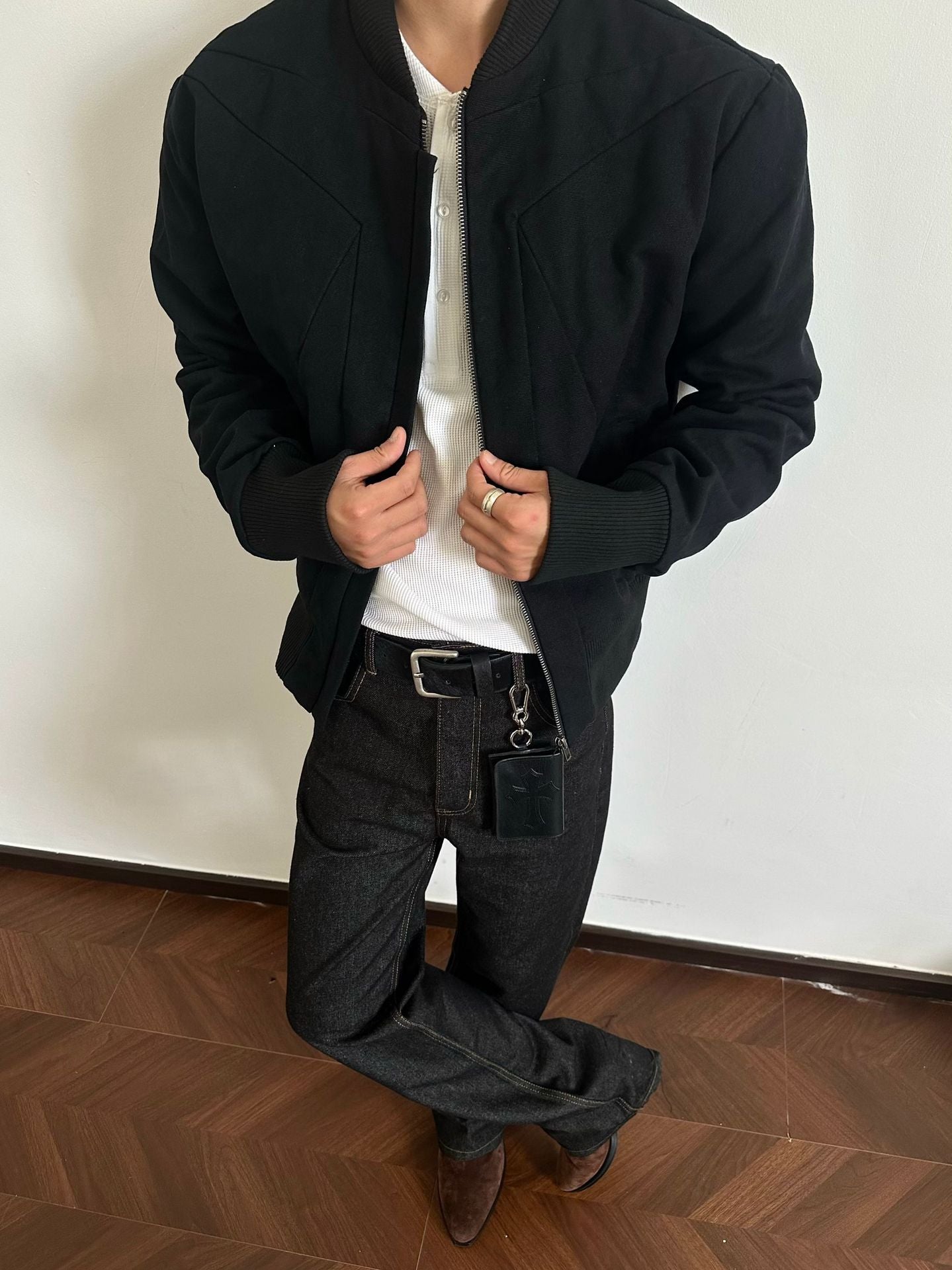 EME Casual Short and Wide Ribbed Jacket