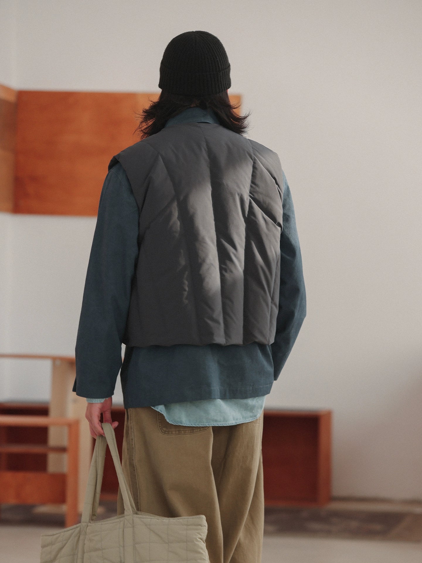 NOEARS Vintage Short Down Vest