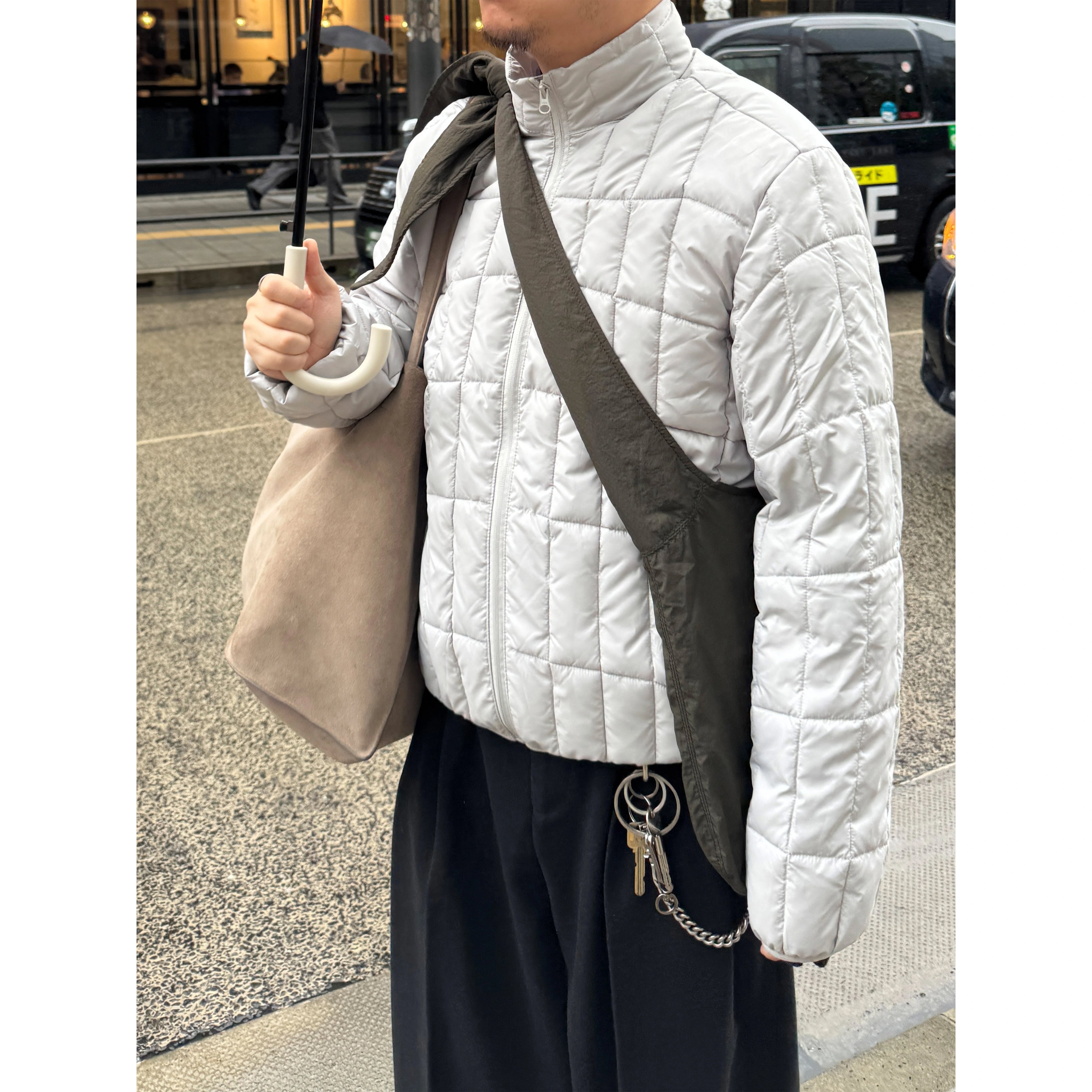 Anniehall Vintage Premium Stand-Up Collar Cotton Clothing