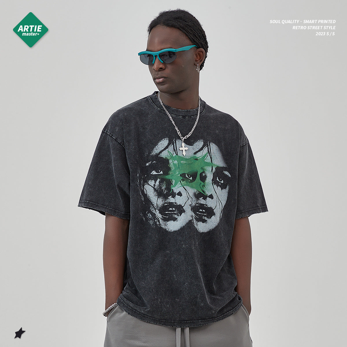 ARTIE Digital Direct Injection Thriller Print Tee