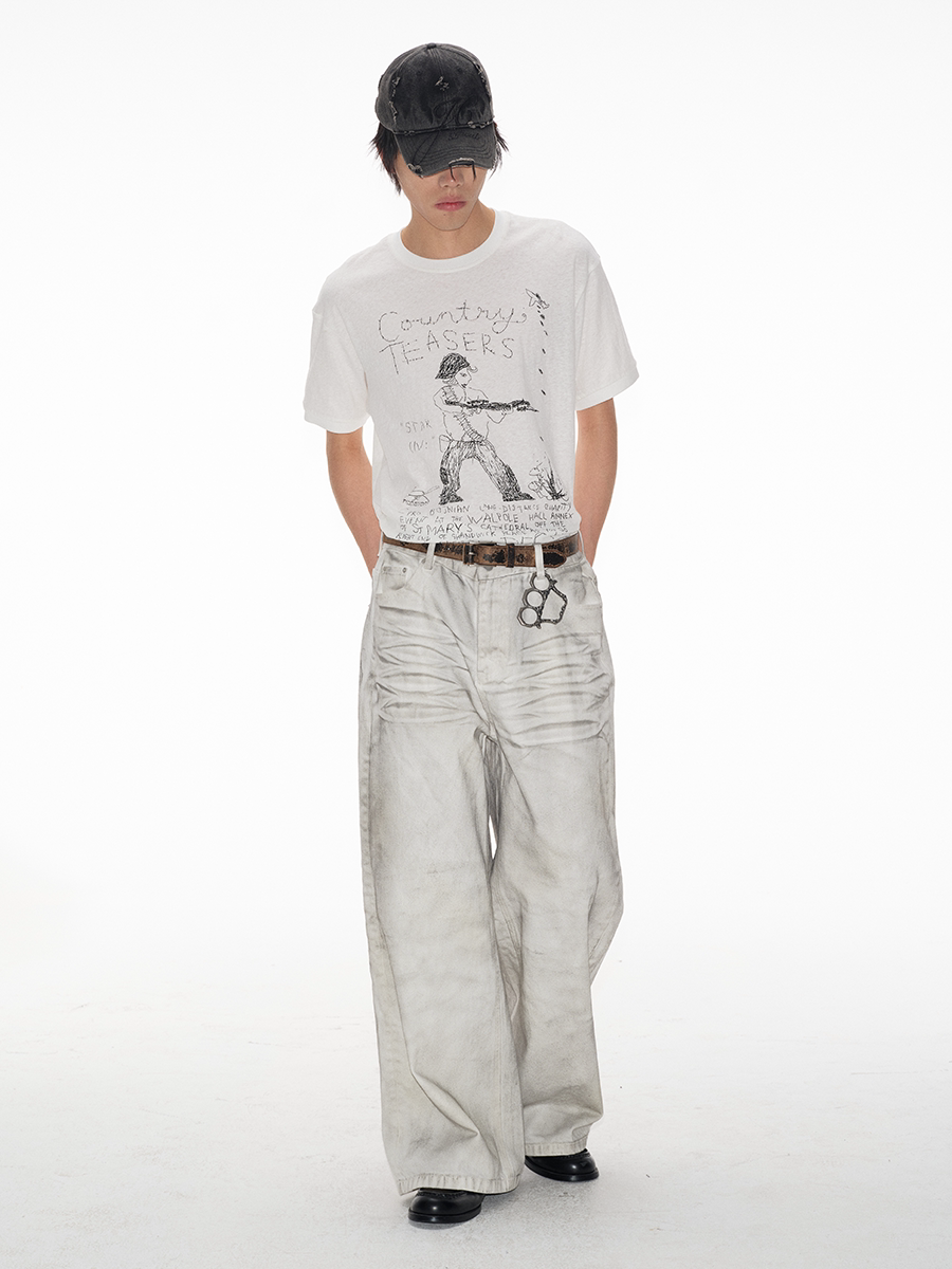 JCAESAR Digital Direct Injection Printing Breathable Tee