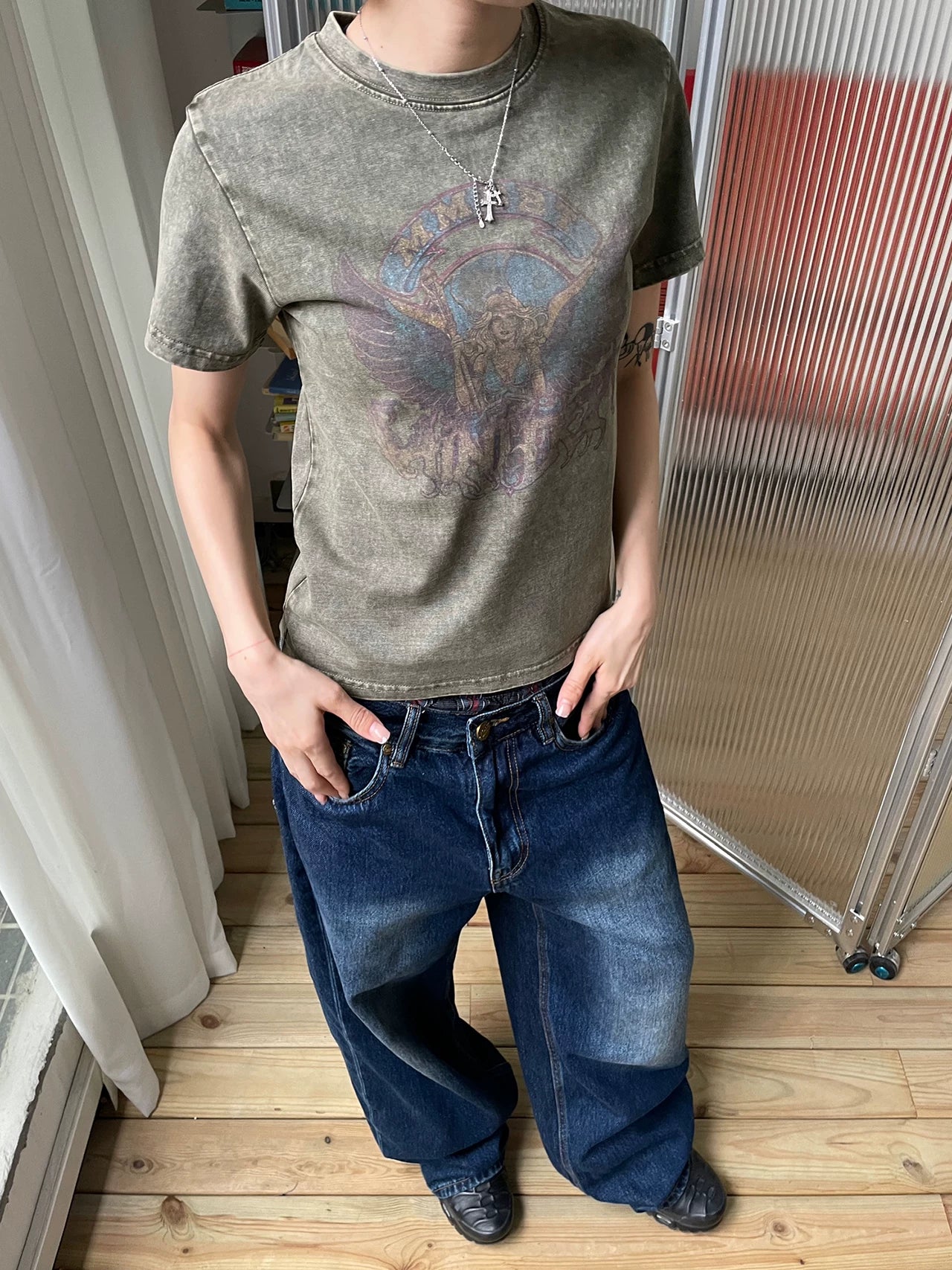 MMBBT Crew Neck Front Shoulder Short Tee
