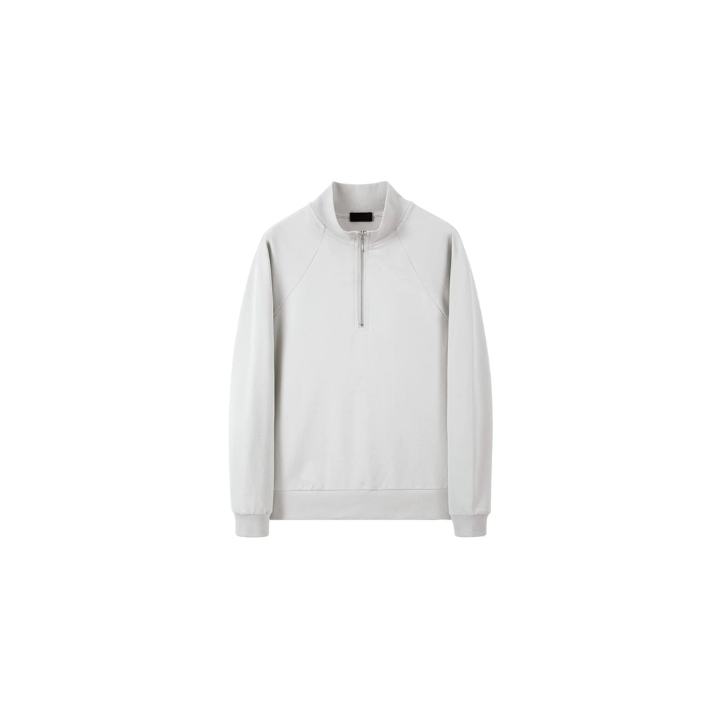 PLUS NO LOGO Half Zip Shoulder Sweater