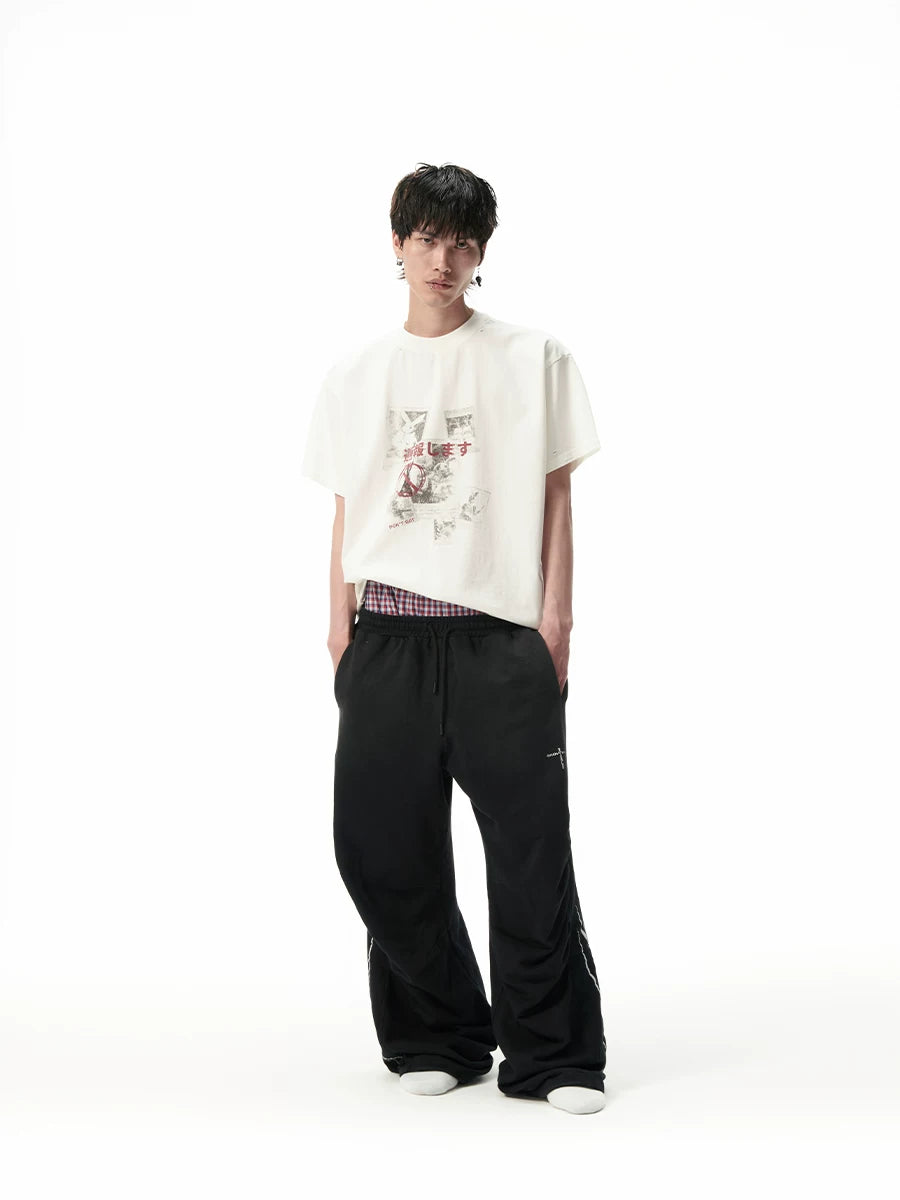 SGW Direct Injection Printing Casual Loose Tee