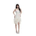WITHMIN Tulle Lace Suspender Dress