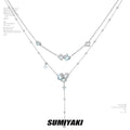SUMIYAKI Double Fringed Necklace