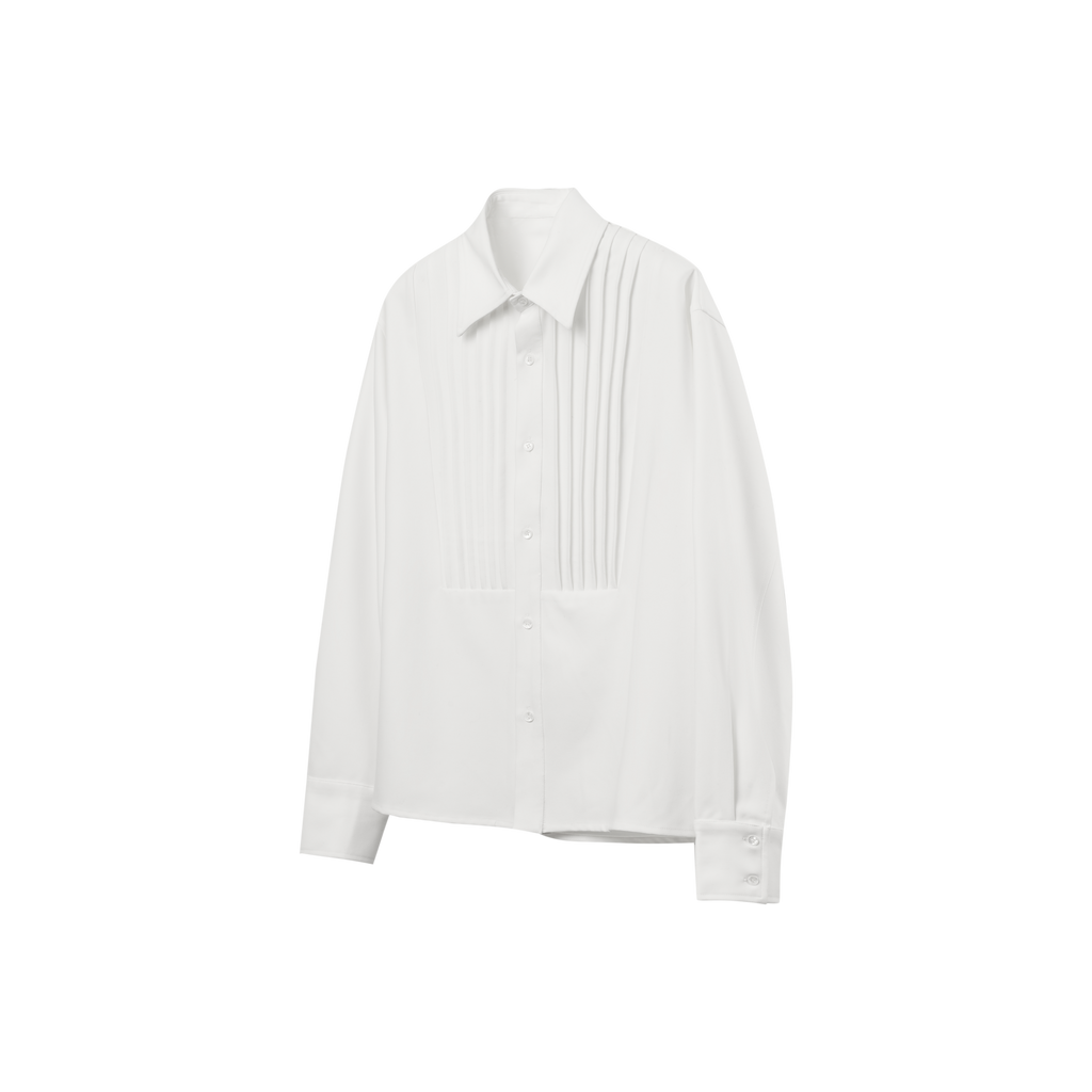 INTENT Minimalist Anti-wrinkle Short and Wide Long-sleeved Shirt