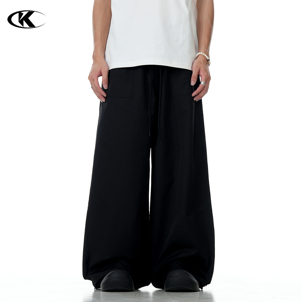 11KN quick-drying straight loose wide-leg pants