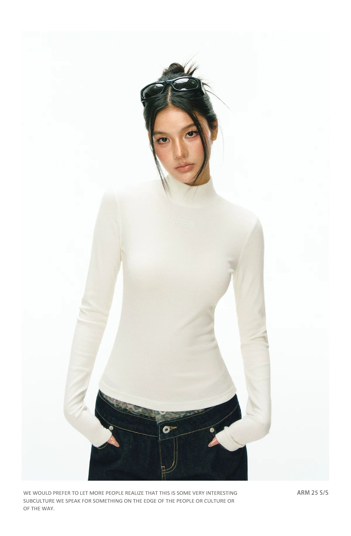 Ariseism Simple Casual Base Long Sleeve