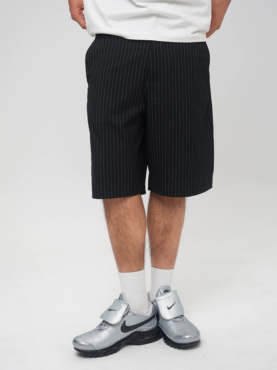 ComicTree Basic Striped Trousers Casual Shorts